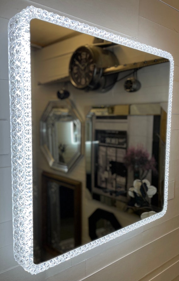Led crystal effect deals mirror