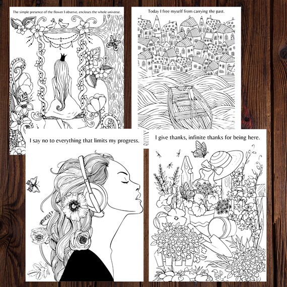 Mindfulness Coloring Book For Adults: Zen Coloring Book For Mindful People  | Adult Coloring Book With Stress Relieving Designs Animals, Mandalas
