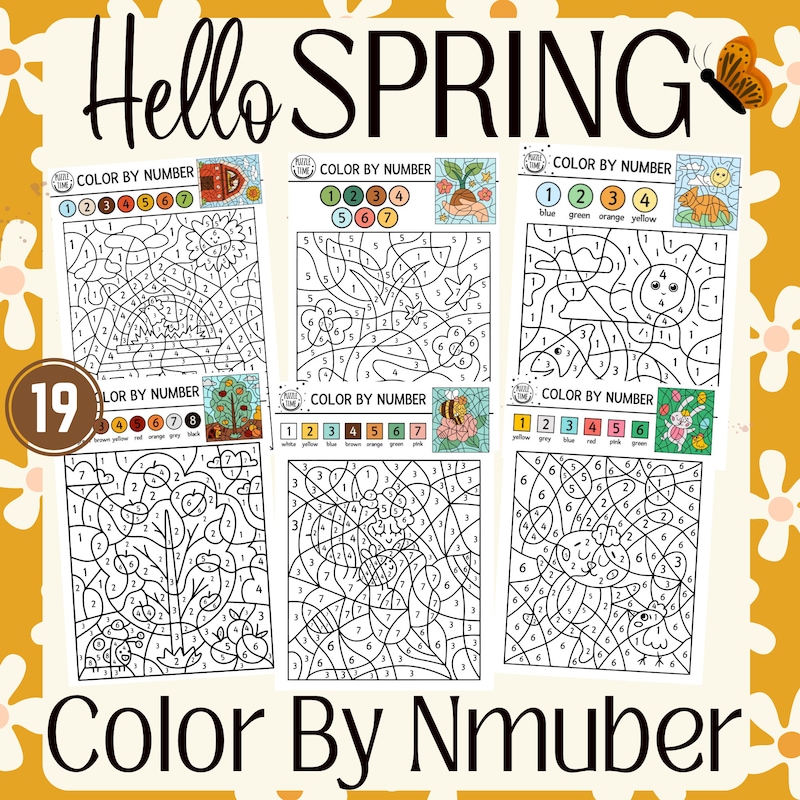 Color by Number - Etsy UK