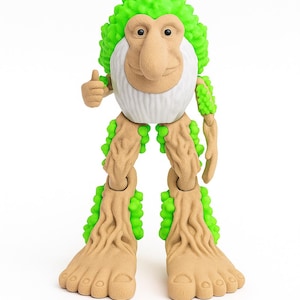 Brr Brr Patapim Italian Brainrot Figure – 17x10cm PLA Bioplastic Meme Sculpture