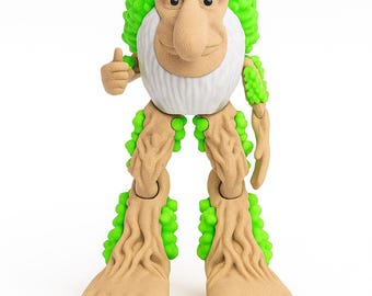 Brr Brr Patapim Italian Brainrot Figure – 17x10cm PLA Bioplastic Meme Sculpture