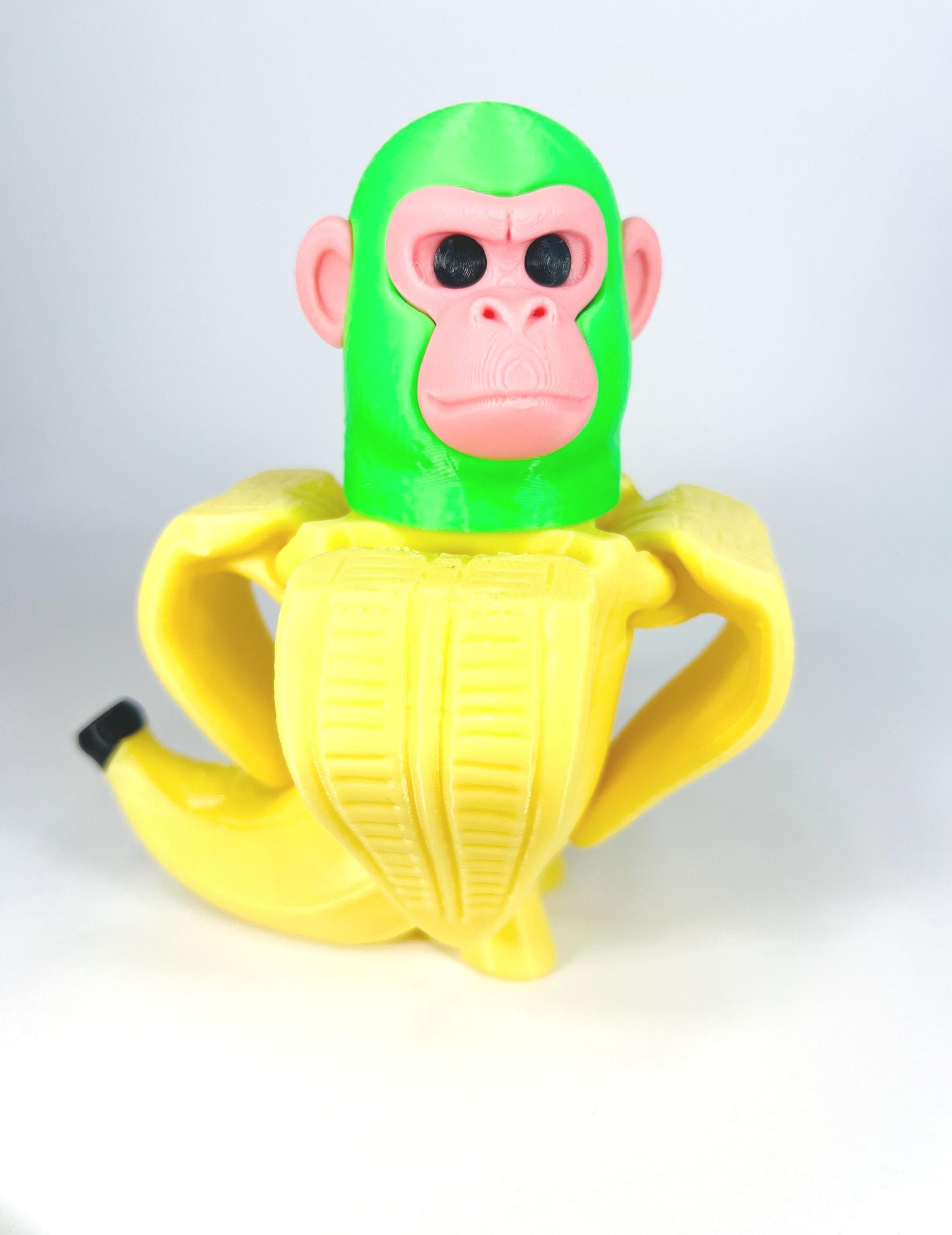Shimpanzini Bananini / Brainrot Character – Movable Kids Toy With