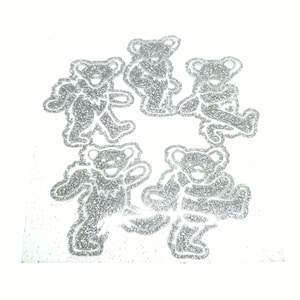 Grateful Dead Bear Circle Iron-on