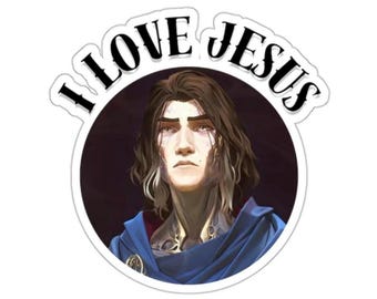 I love Jesus sticker viktor