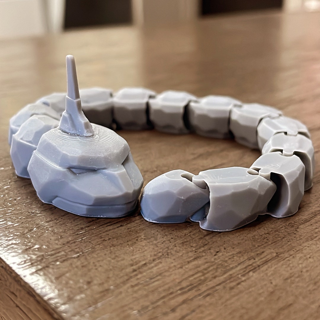 Articulated Onix 3d Print Etsy