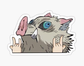 Peeking Anime Sticker