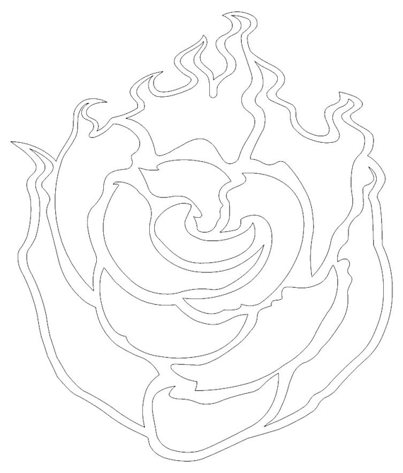 RWBY Ruby Rose Cosplay Emblem STL - Etsy