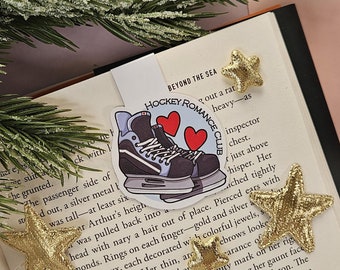 Hockey Romance Club | Glossy Magnetic Bookmark | Cute Bookish Reading Accessories