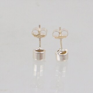 Orecchini A Bottone In Argento 925 Con Multi Pietre Preziose – 6x6mm, Fatti A Mano, Gioielli Designer Per Donna In Topazio Fumé