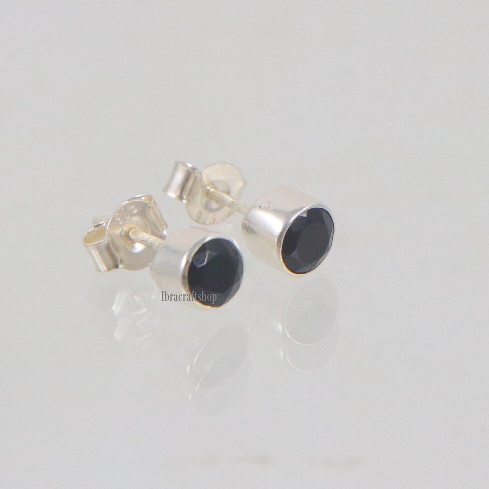 Orecchini a Bottone in Argento Sterling 925 per Gioielli