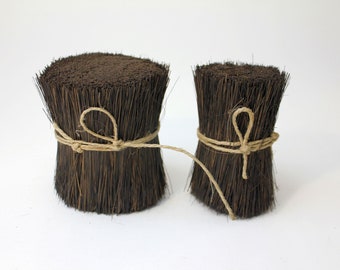 Arenga fibre - 10cm/4inch - brush fibre, bristles, scrubbing brushes, sweeping broom, making brushes, crafting brooms, eco craft