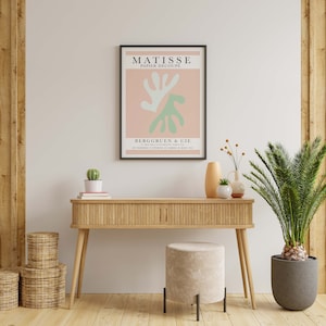 Matisse Print, Matisse Poster, Colourful Matisse Print , Blush Matisse Print, Matisse Exhibition Poster, Henri Matisse Print, Minimalist Art