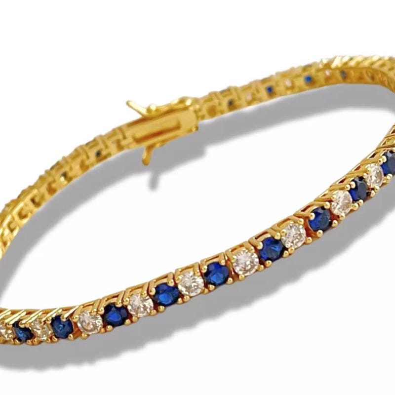 Goldie Bracelet (Dark Blue)