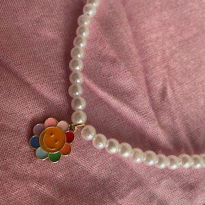 collar smiley, collar cara sonriente, smiley, collar colgante smile, collar para mujer, regalo, regalo para ella