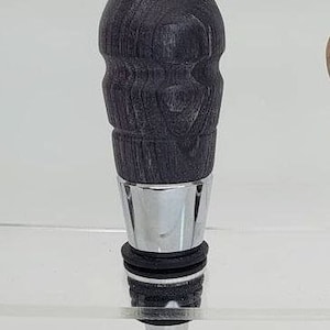 Bottle Stopper Black Wood