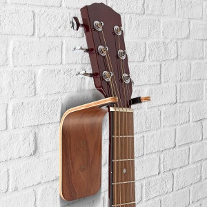 Wall Hanger for Guitar, Ukulele, and Banjo Display Your Instruments with Elegance Accommodates Instrument Necks up to 50mm 2 inches image 2