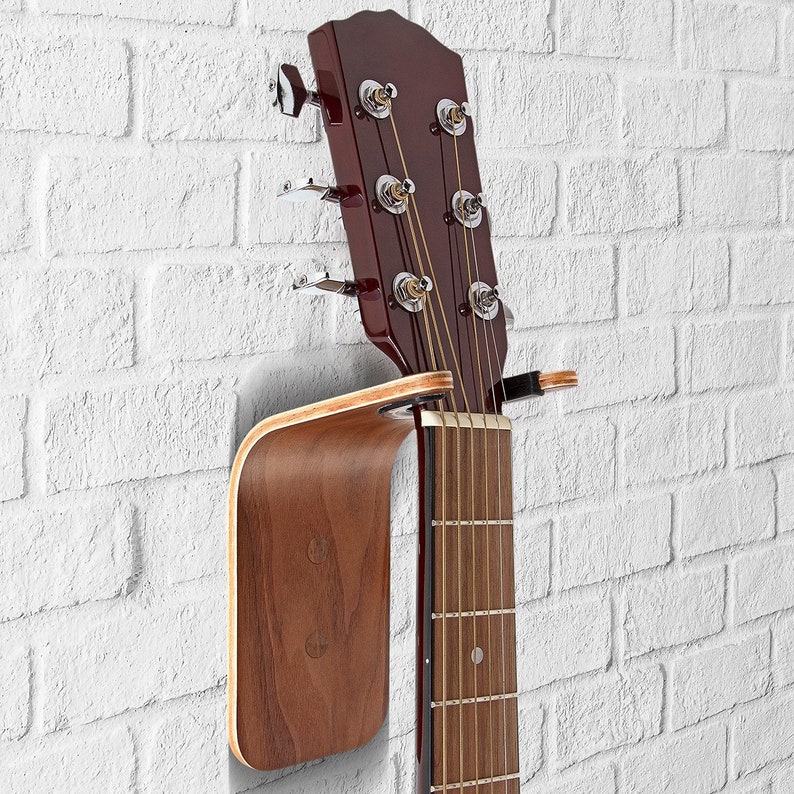 Wall Hanger for Guitar, Ukulele, and Banjo Display Your Instruments with Elegance Accommodates Instrument Necks up to 50mm 2 inches image 2