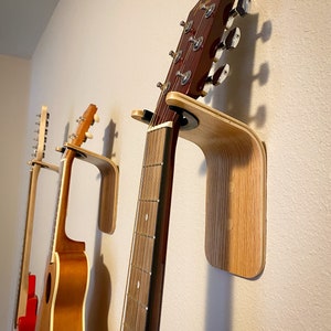 Wall Hanger for Guitar, Ukulele, and Banjo Display Your Instruments with Elegance Accommodates Instrument Necks up to 50mm 2 inches image 7