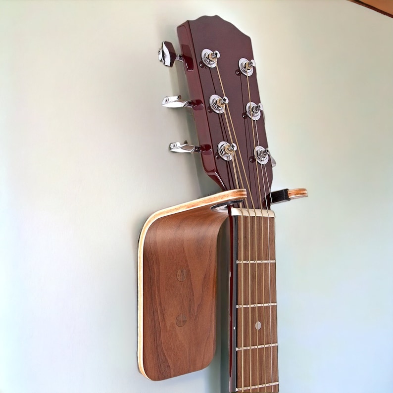 Wall Hanger for Guitar, Ukulele, and Banjo Display Your Instruments with Elegance Accommodates Instrument Necks up to 50mm 2 inches image 4