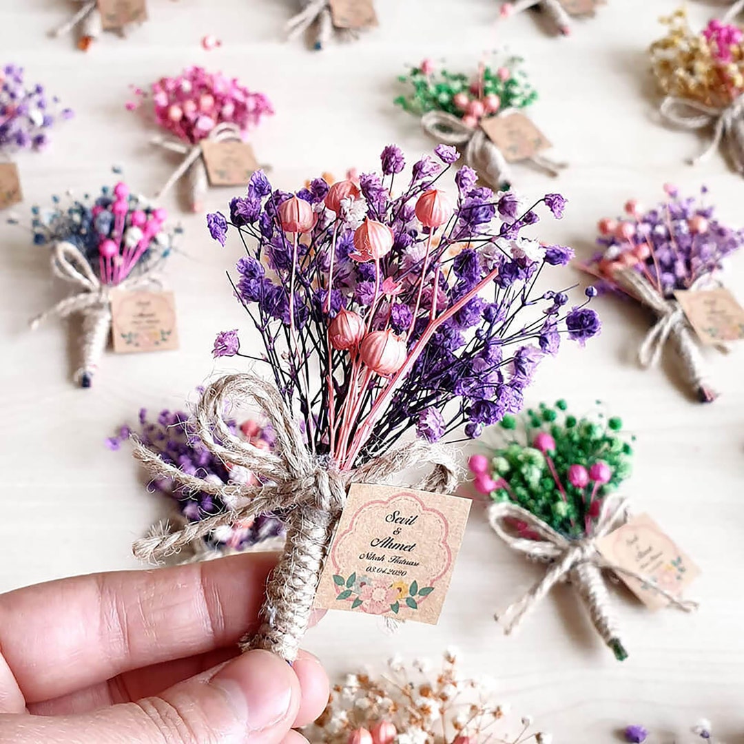 Mothers Day Flower Gift Bulk Mini Dry Flowers Bouquet Etsy