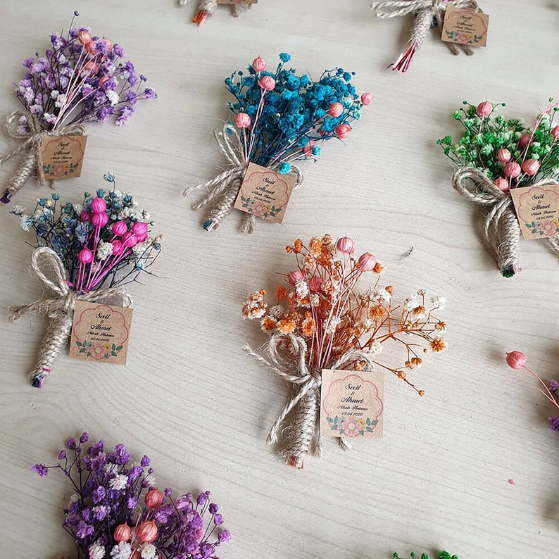 Mothers Day Flower Gift Bulk Mini Dry Flowers Bouquet Etsy