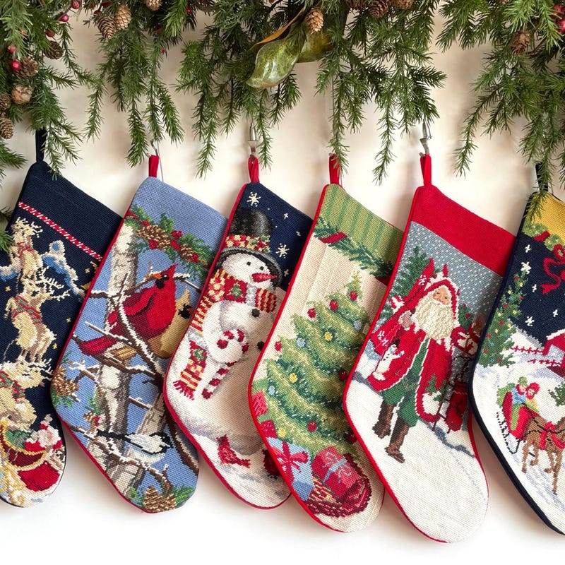 Custom Needlepoint Last Name Etsy