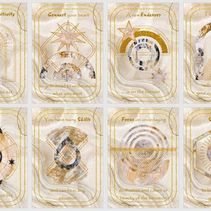 Baraja del oráculo del Universo Divino. Cartas de afirmación