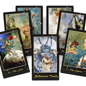 Jeu de tarot Reflections. Tarot fantastique surréaliste