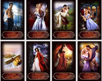 Kipper oracle deck. Romantic Love Kipper cards