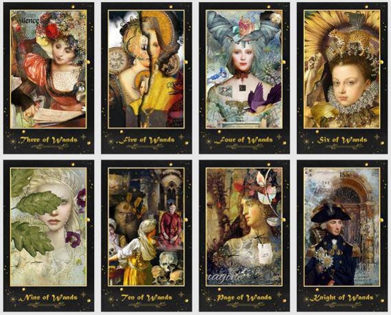 【タロット】TAROT OF REFRECTIONS★ Reflections Tarot Deck. Fantasy Surrealism Tarot - Etsy