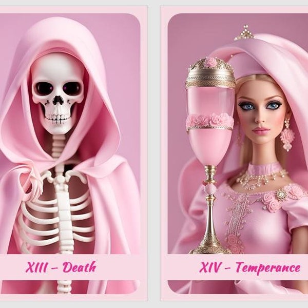 Barbiegirl Dreamland Tarot deck. Barbiegirl Fantasy tarot