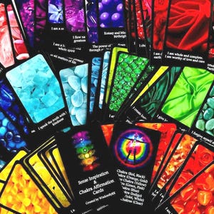 Chakra Affirmation und Inspiration Karten