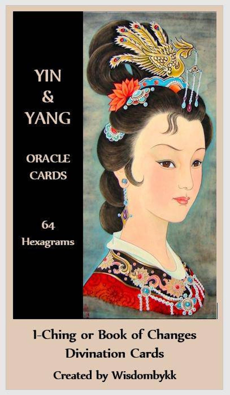 Yin Yang Oracle Cards Deck. Iching Oracle Cards Etsy