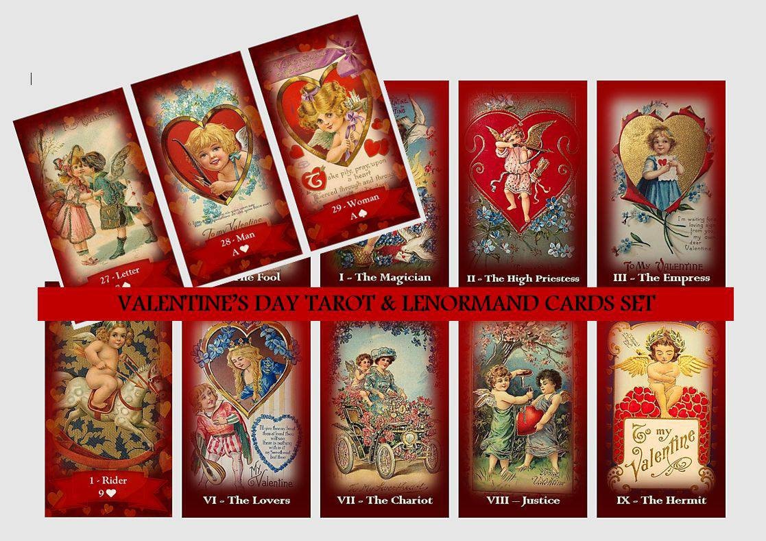 Valentine’s Day Tarot Valentine's Day Tarot Deck – Romantic Tarot for Love