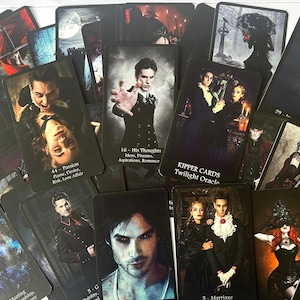 Twilight Kipper Orakel Deck. Vampir Kipper Karten