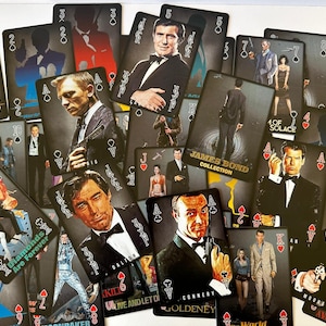 Cartes de poker et de bridge Agent 007. Cartes à jouer