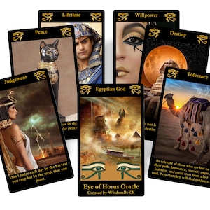 Auge des Horus Orakel Deck. Eye of Ra Orakel Weissagungen