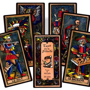 Tarot de la Félicité – Arcanes majeurs de Marseille