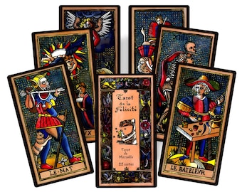 Tarocchi della Félicité – Arcani Maggiori di Marsiglia