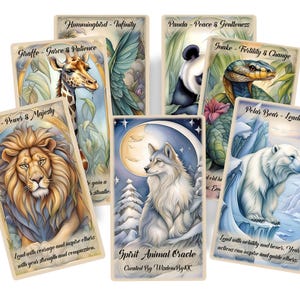 Mazzo di carte oracolo Spirit Animal. Oracolo Animal Saggezza