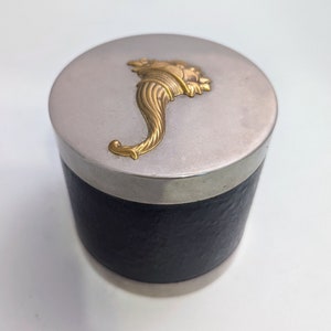 Scatola o astuccio per sigarette Hermes vintage degli anni '20