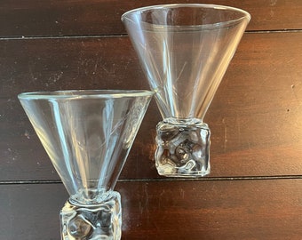 DiSaronno Melting Ice Cube Martini Glasses