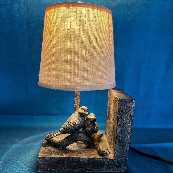 3R Studios Bird Lamp Bookend with Shade