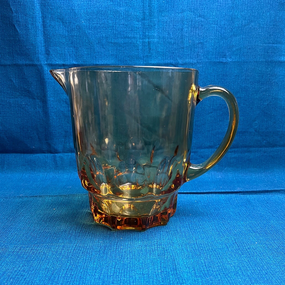 Continental Can Yellow Ice Tea Pitcher Etsy