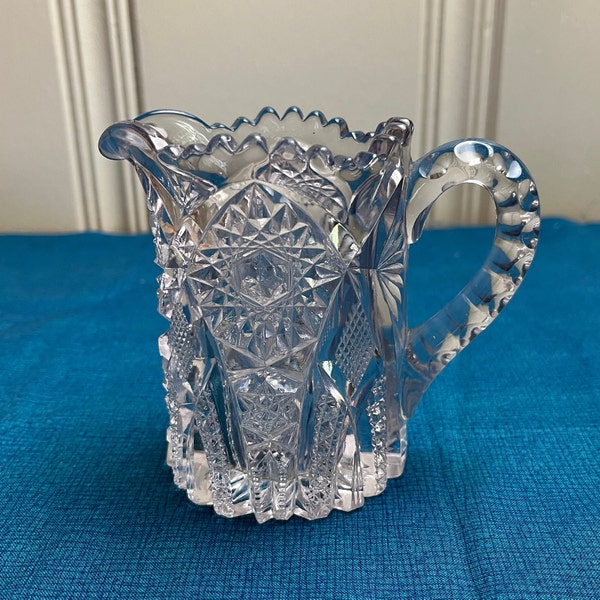 Antique Krys-Stol Crystal Glass Creamer