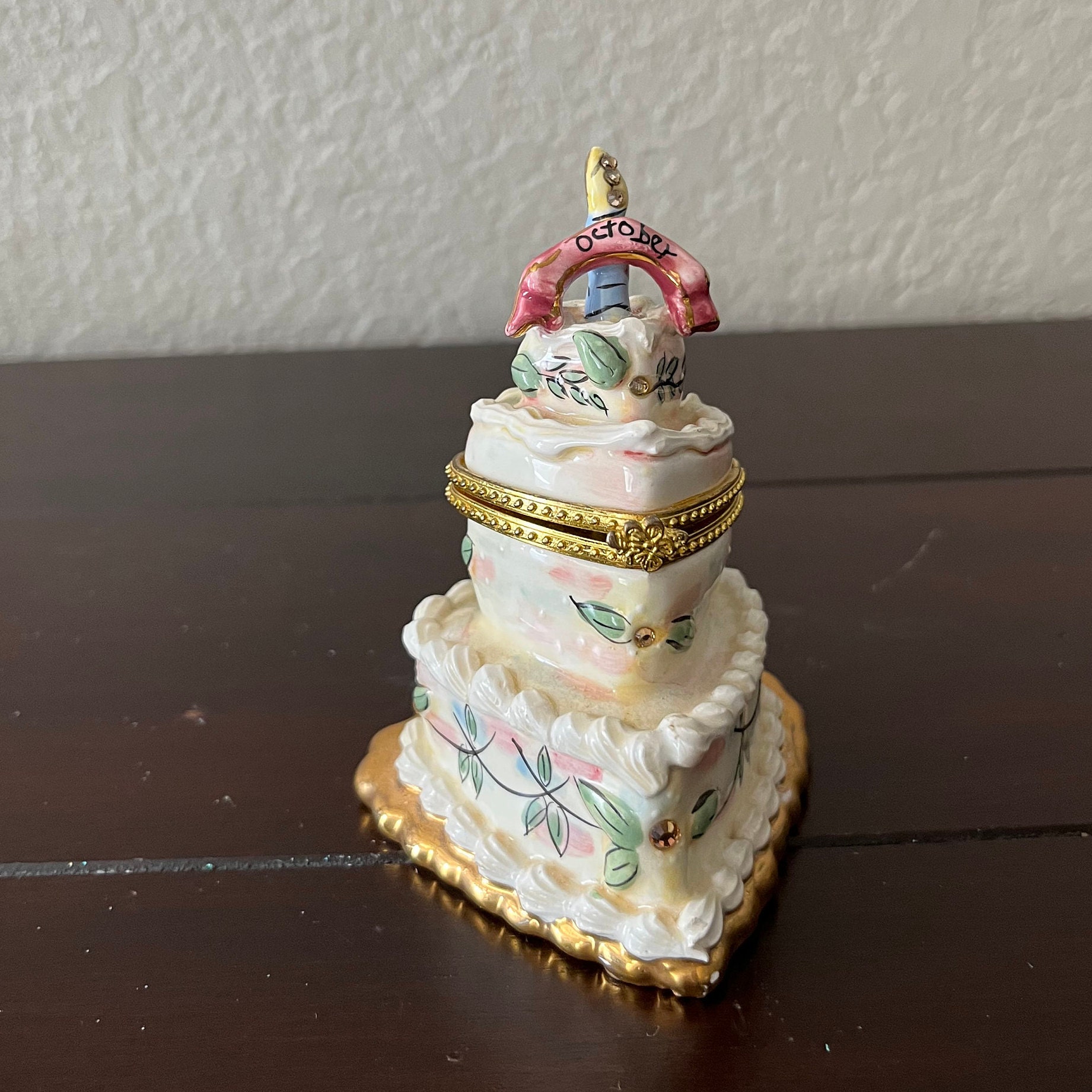 Vintage 2002 Blue Sky Clayworks October Wishing Cake - Etsy