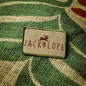 Topo Map Jackalope – Morale Patch, Velcro Patch, Jackalope Forest, Scout Patch, Embroidery Morale patch, Scout, Camping, Bushcraft