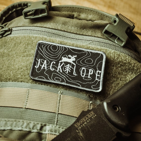 Topo Map Jackalope – Morale Patch, Velcro Patch, Jackalope Forest, Scout  Patch, Embroidery Morale patch, Scout, Camping, Bushcraft