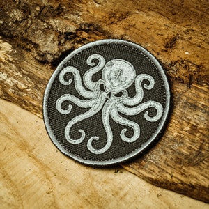 Kraken Morale Patch, Velcro Patch, Jackalope Forest, Scout Patch, Embroidery Morale patch, Scout, Camping, Bushcraft image 1