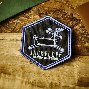 Constellation of Stars - Morale Patch, Glow In The Dark, Jackalope Forest, Scout Patch, Embroidery Morale patch, Scout, Camping, Bushcraft